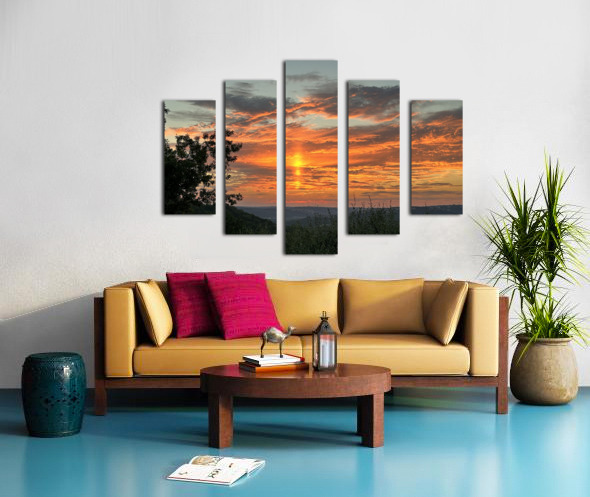 A Texas Hill Country Sunset by Ken Wiles Wall Art