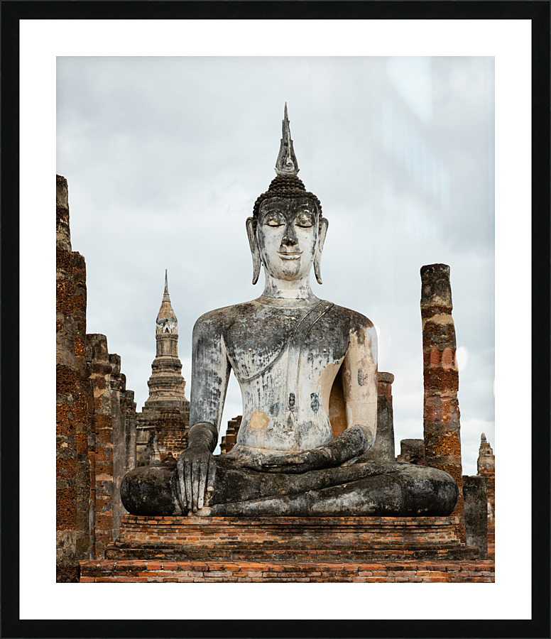 Sukhothai Buddha Picture Frame print