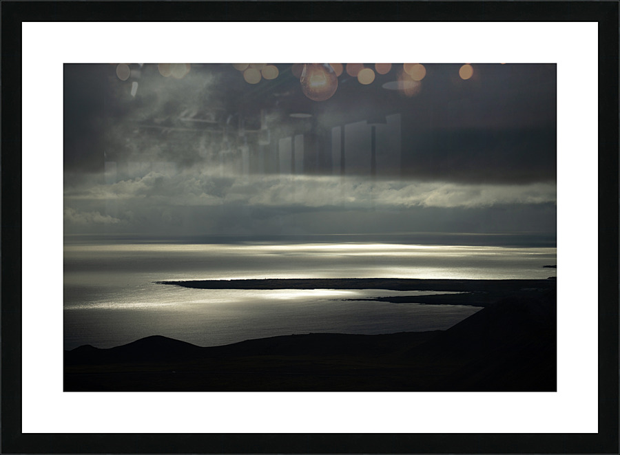 Ocean at Sunset Picture Frame print