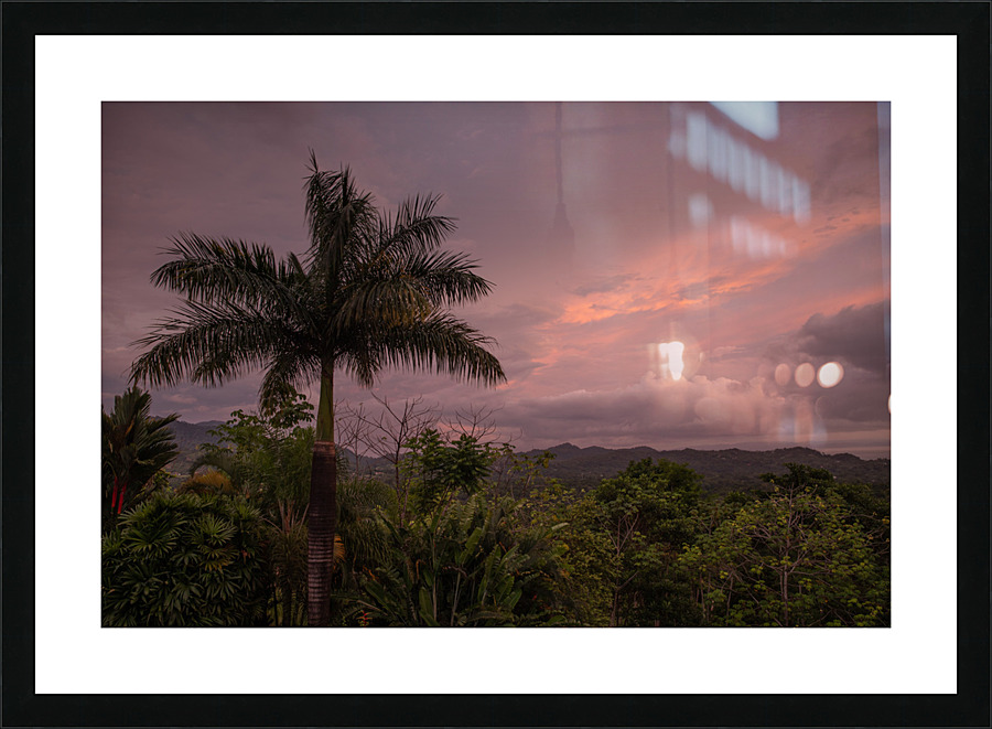 Ojochal at Sunset Picture Frame print