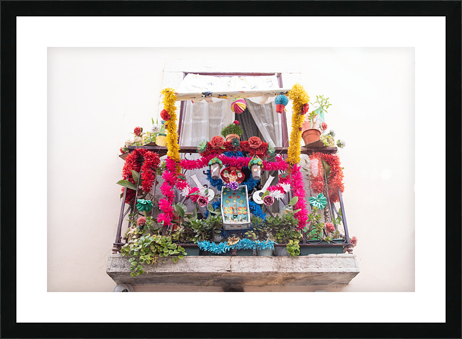 Saintly Window Picture Frame print