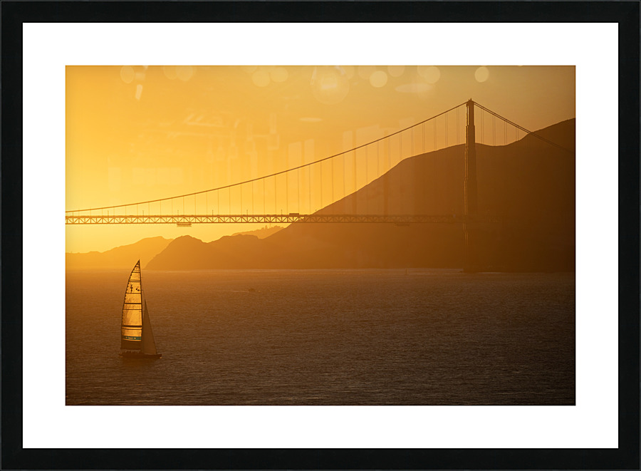 Sailing into the Sunset Picture Frame print