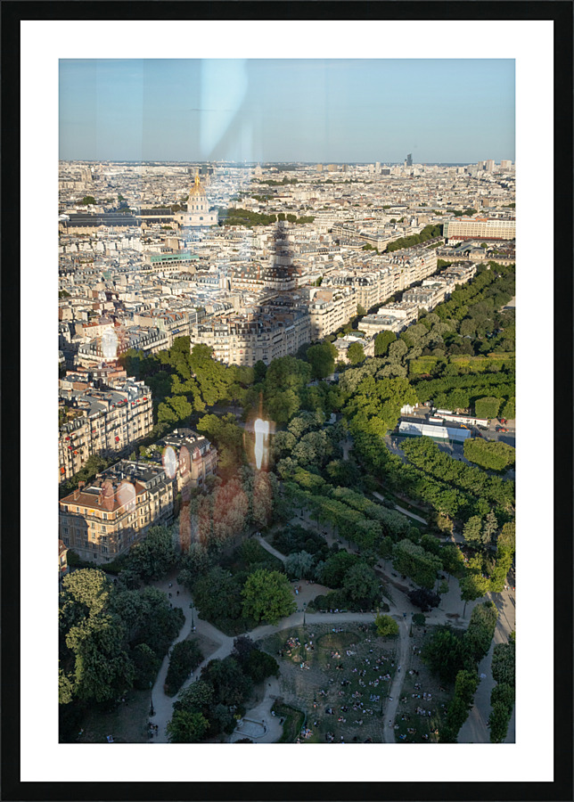 Eiffel Tower Shadow Picture Frame print