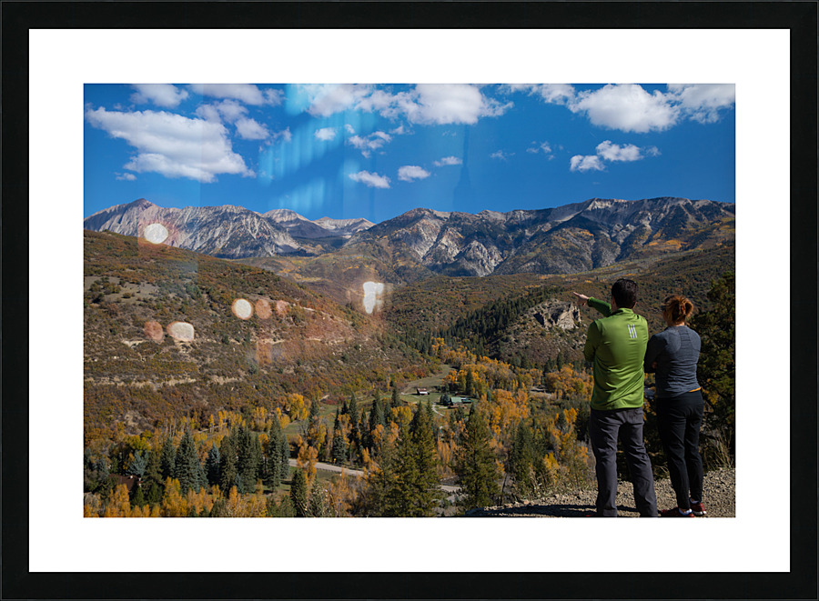 Colorado Valley Picture Frame print