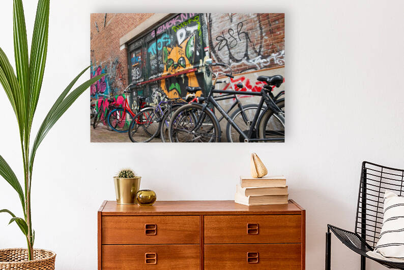 Bike and Graffitti  by MacClenahan Photography