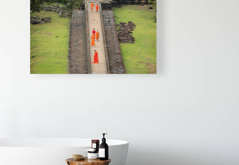 Temple Bapuon Monks by MacClenahan Photography