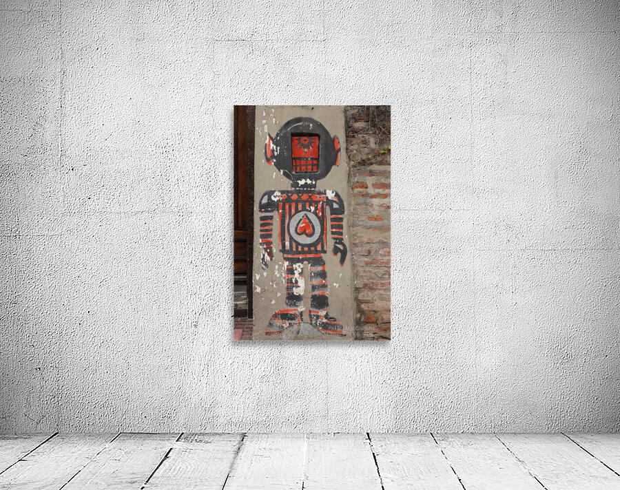 San Telmo Graffiti Robot Wall Preview