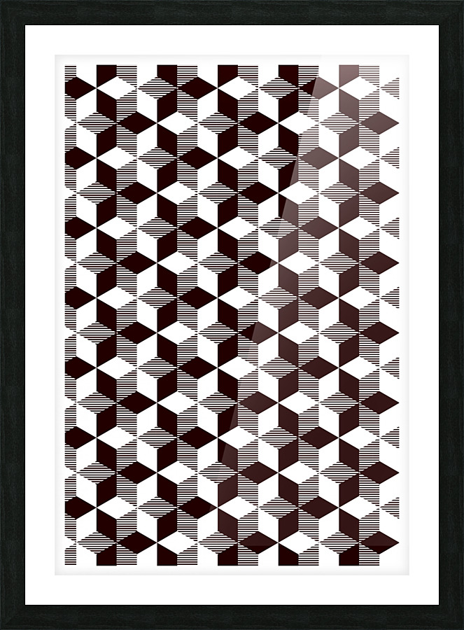 LacabanedeJeanne.Isometric Picture Frame print