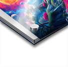 Mural Psychedelique de Paysage Naturel en Verre Trempe Acrylic print