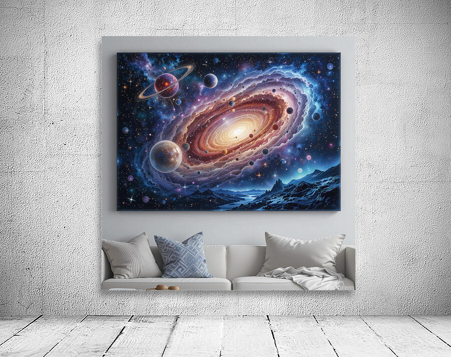 Celestial Wonders: A Cosmic Journey Wall Preview