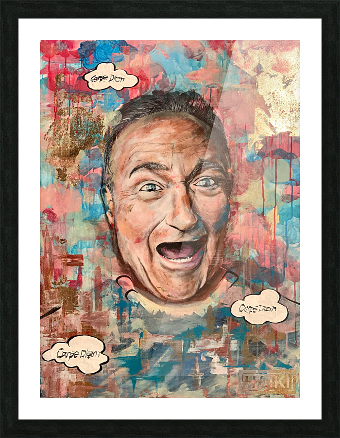 Robin Williams Picture Frame print