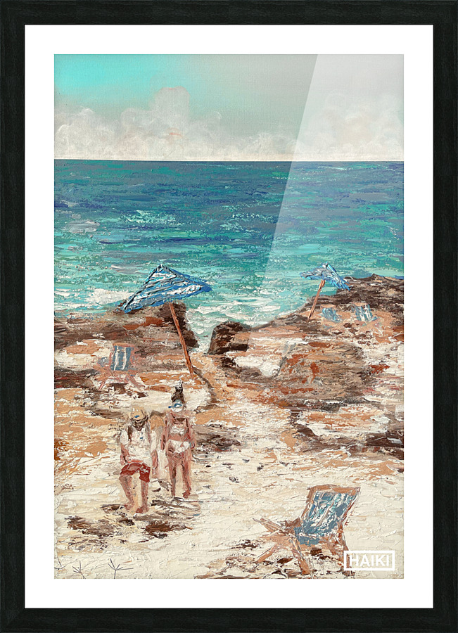 Beach Bum Picture Frame print