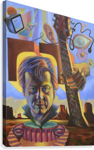 Rick Derringer Guitarist Canvas Print