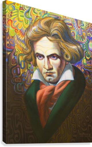 Ludwig Von Beethoven Canvas Print