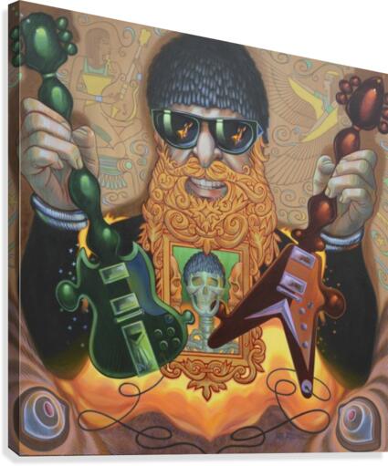 Billy Gibbons-ZZ Top Canvas Print