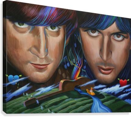Lennon and McCartney Canvas Print