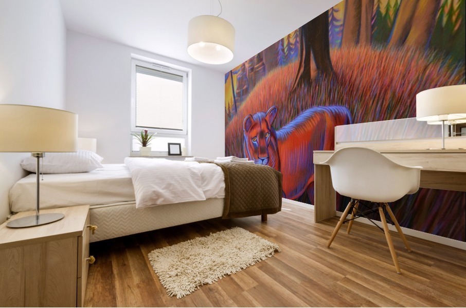 Afternoon Hunt Mural print