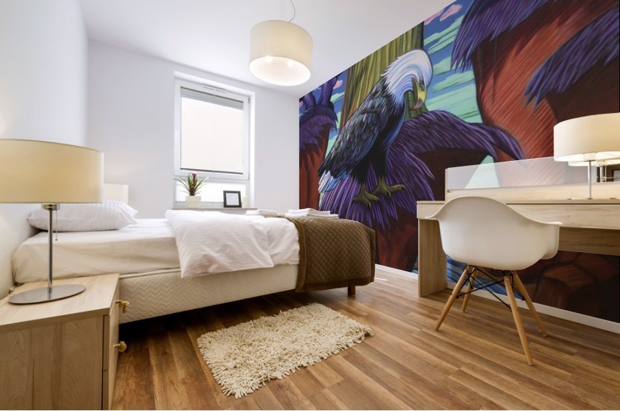 The Eagle has Landed Mural print