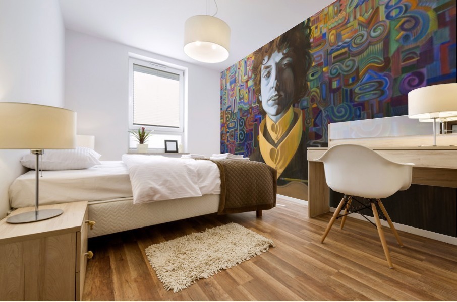 Bob Dylan Poetry Man Mural print