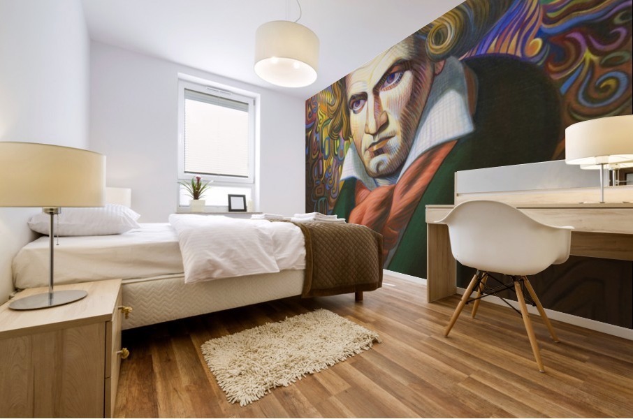 Ludwig Von Beethoven Mural print