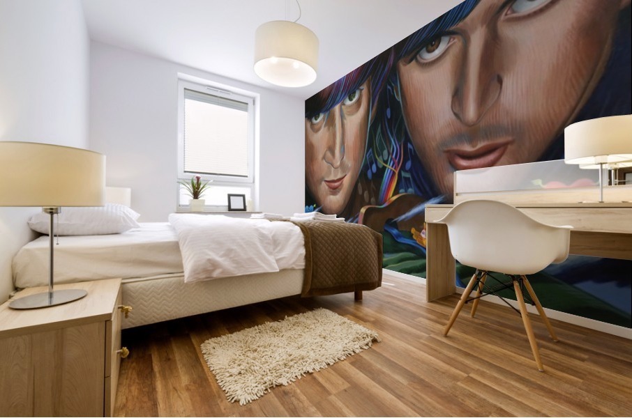 Lennon and McCartney Mural print