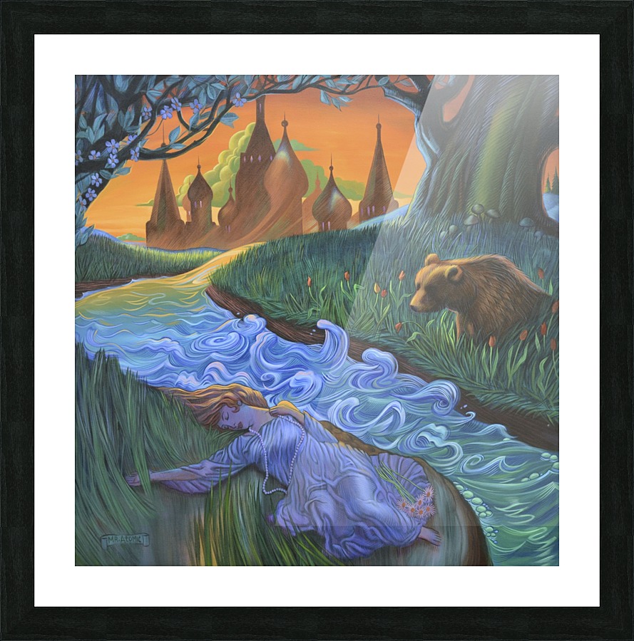 The Mystical Divide Picture Frame print