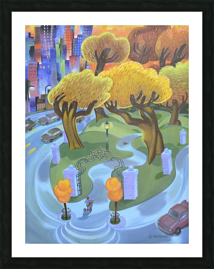 The Lost Ball Picture Frame print