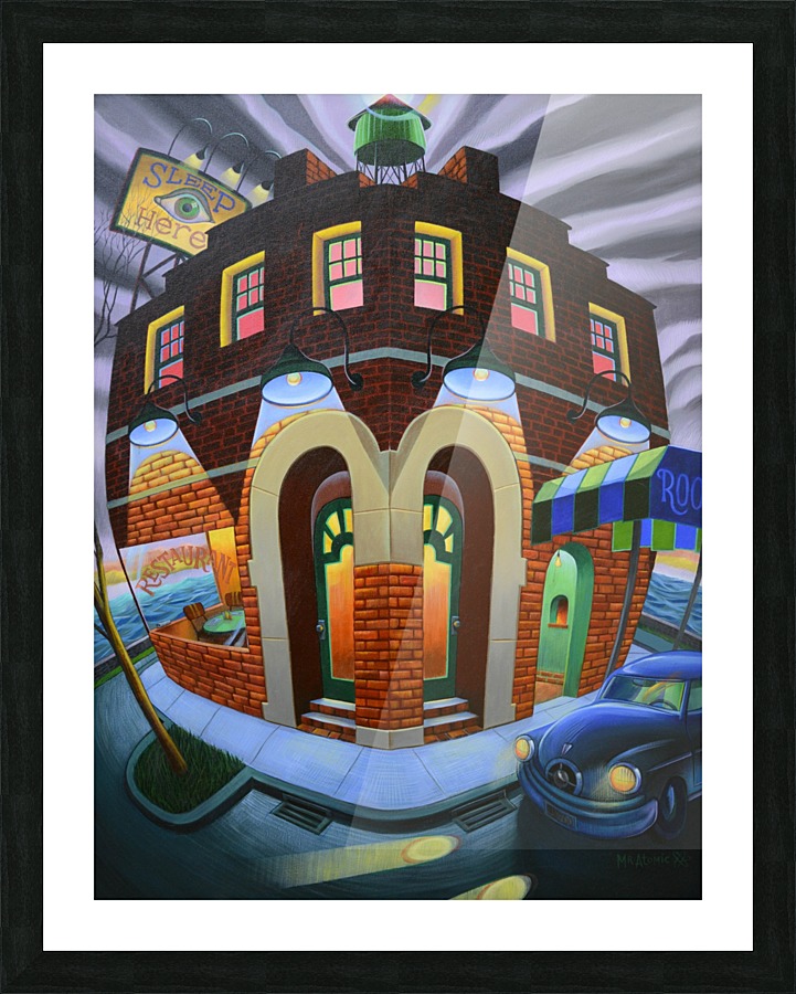 Lost Diner Picture Frame print