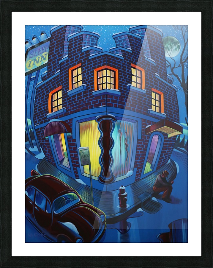 Sleep Inn Picture Frame print