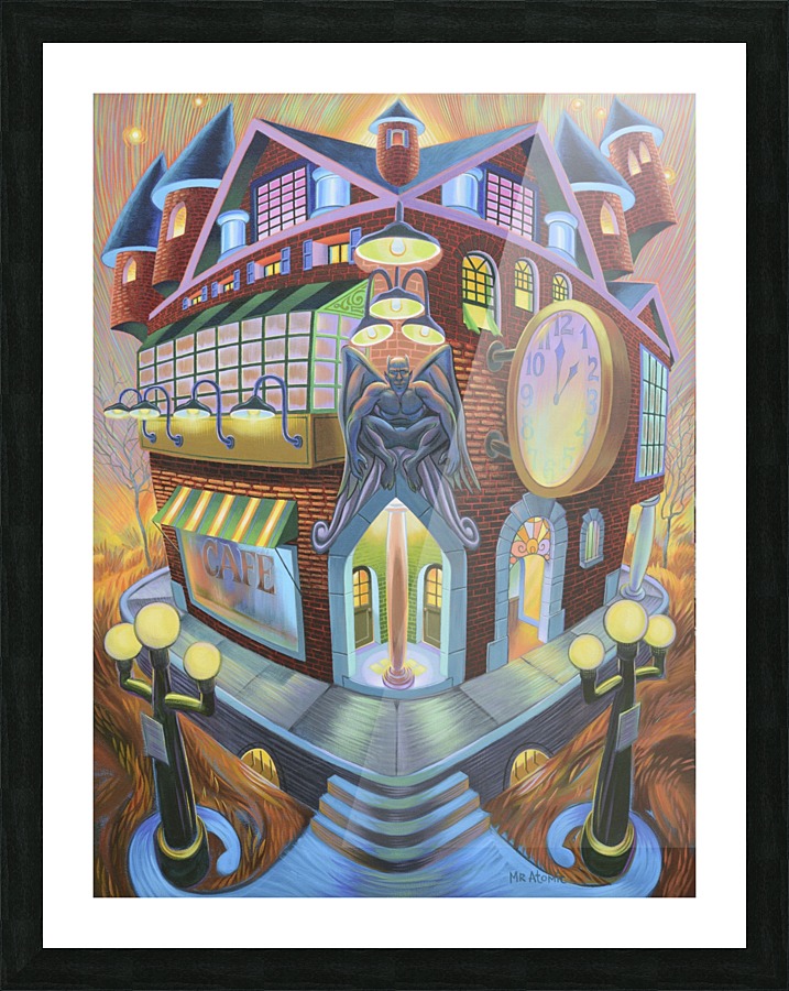 Gargoyle Inn Picture Frame print