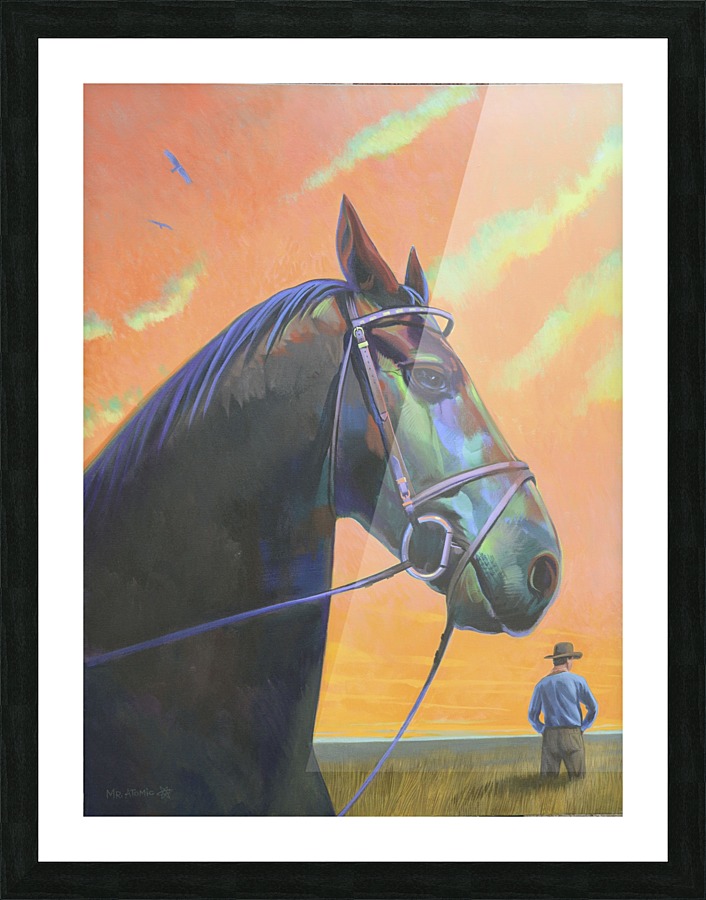 Open Range Picture Frame print