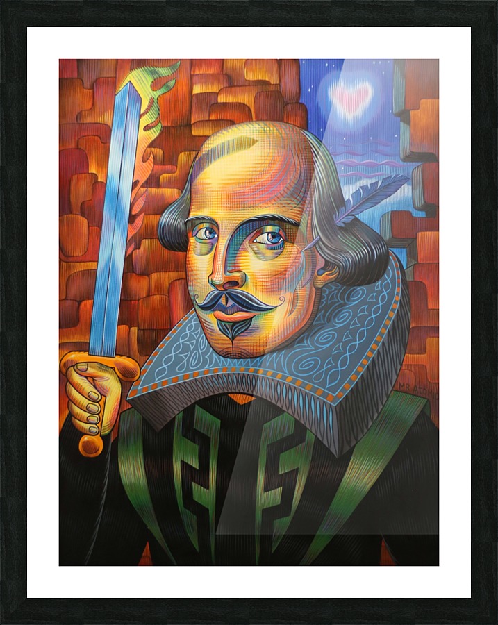 Shakespear in Love Picture Frame print
