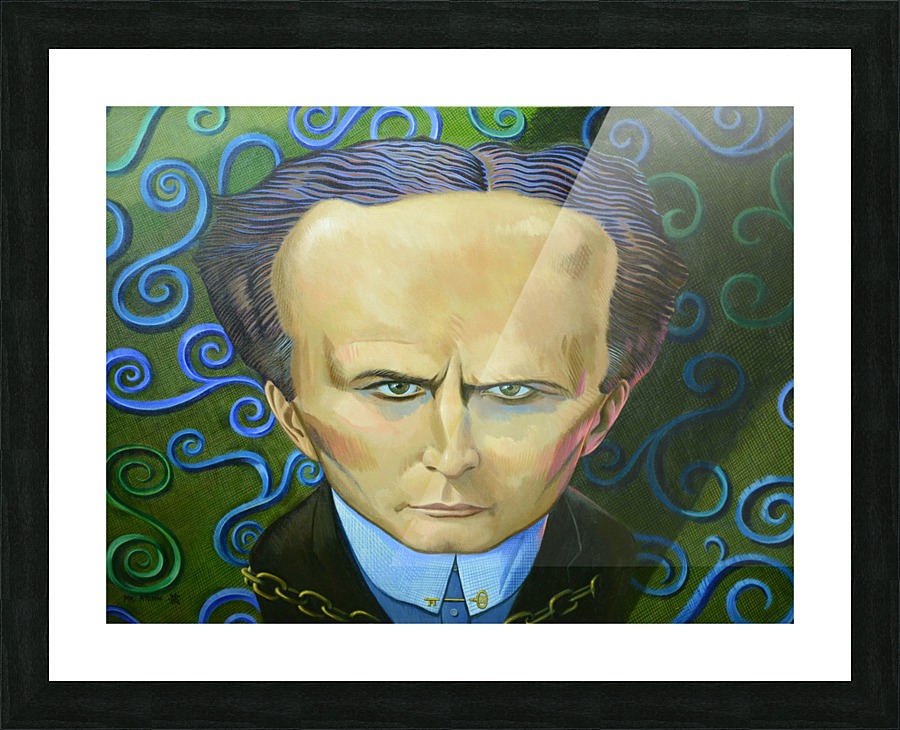 Harry Houdini Picture Frame print