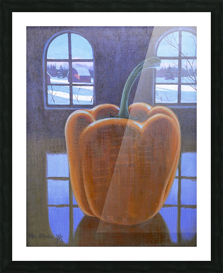 Winter Pepper Picture Frame print