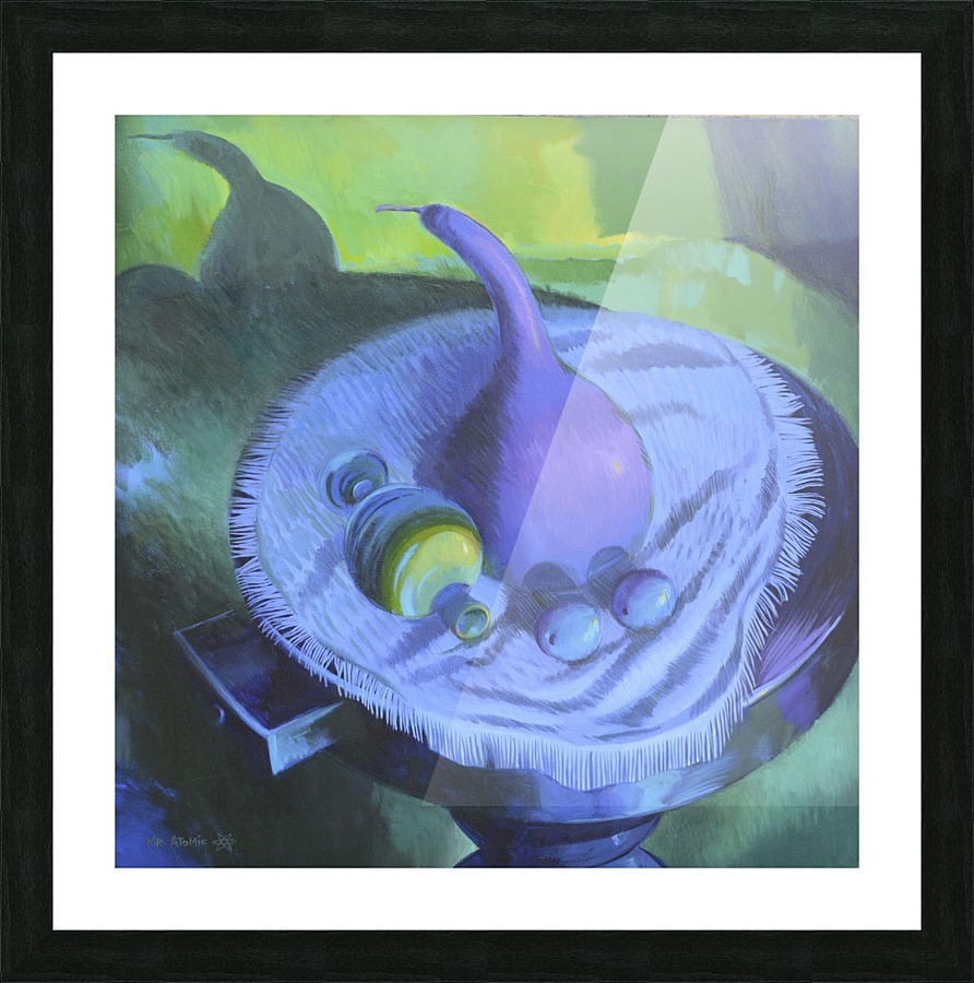 open_drawer_mr_atomic Picture Frame print