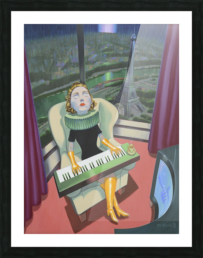 the_moment_mr_atomic Picture Frame print