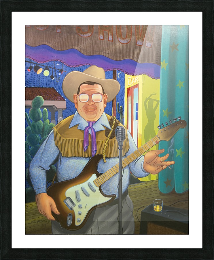 big_old_bob_mr_atomic Picture Frame print