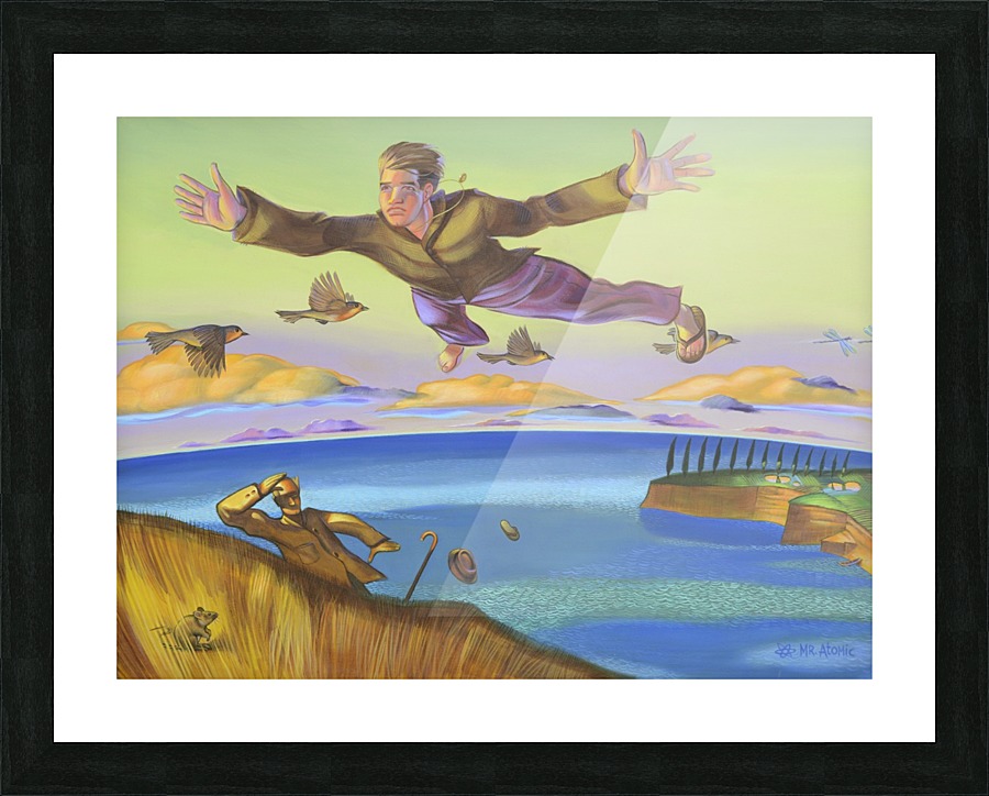 day_dreaming_mr_atomic Picture Frame print