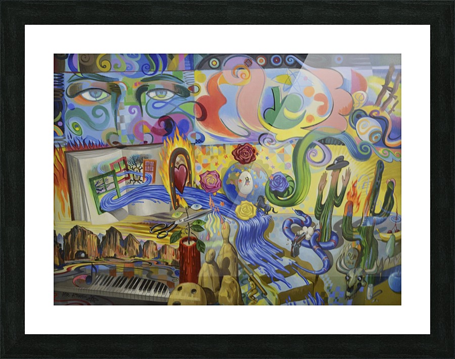 kaleidoscopic_journey_mr_atomic Picture Frame print