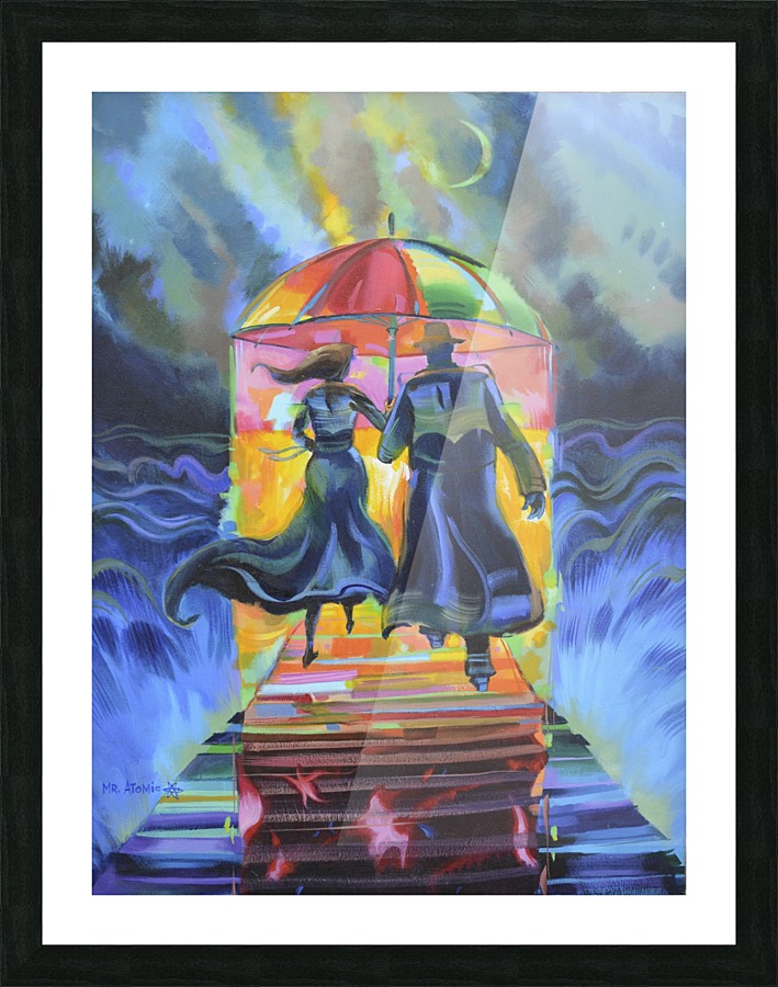Magic Umbrella  Picture Frame print