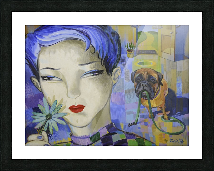Patiently Waiting Picture Frame print