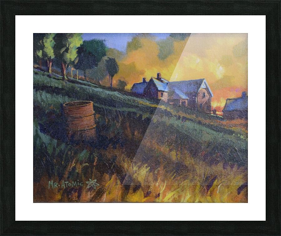 Fire in the Sky Picture Frame print