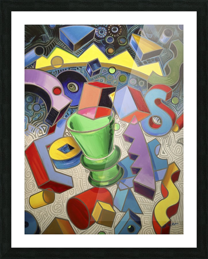 The Green Goblet Picture Frame print