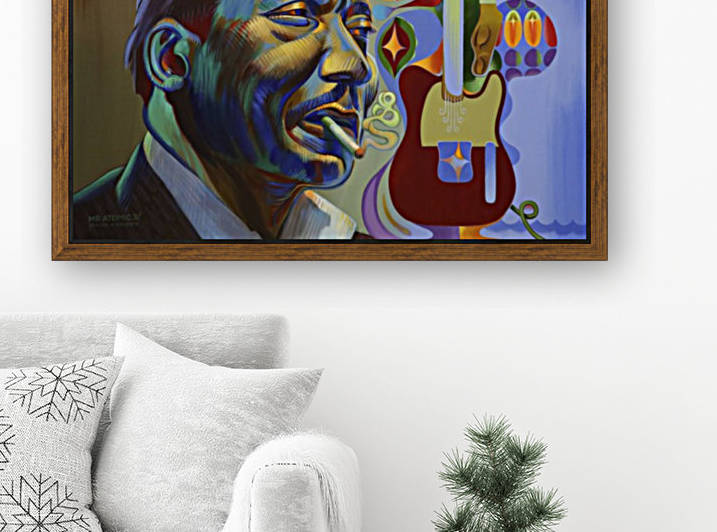 Muddy Waters Blue Man Reproduction