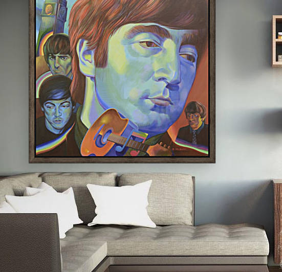The Fab Beatles by Mr  Atomic Art