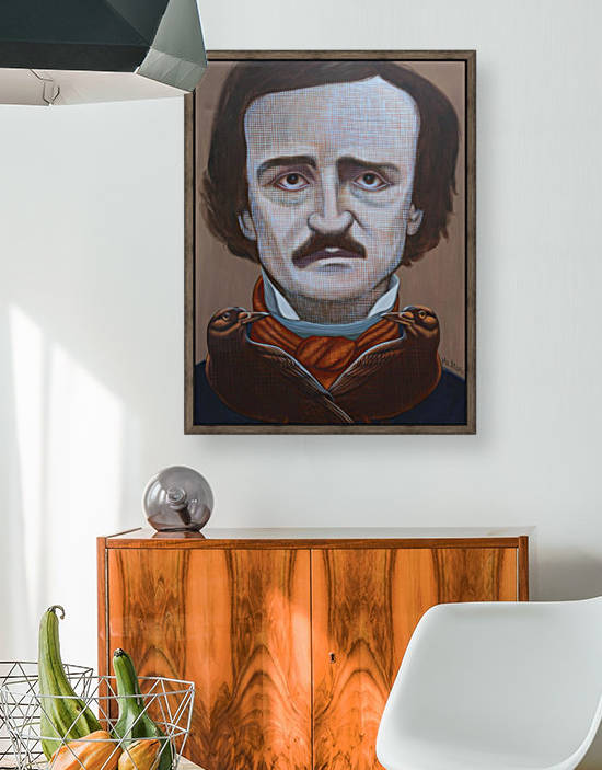 Edgar Allan Poe Nevermore by Mr  Atomic Art