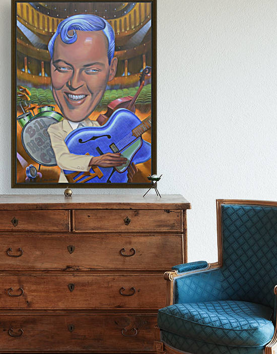Bill Haley and the Comets by Mr  Atomic Art