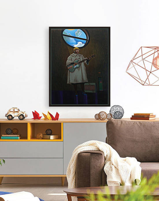 Blues Mama on Fire Sister Rosetta Tharpe by Mr  Atomic Art