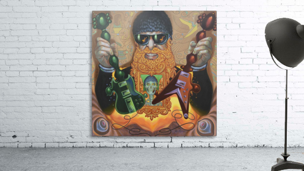 Billy Gibbons-ZZ Top Wall Preview