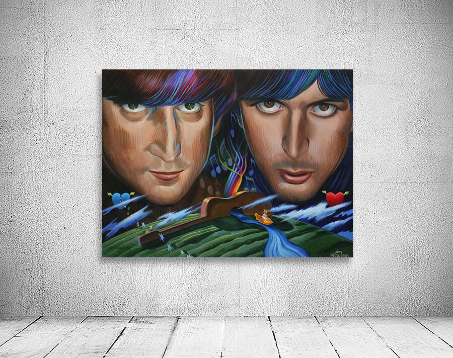 Lennon and McCartney Wall Preview